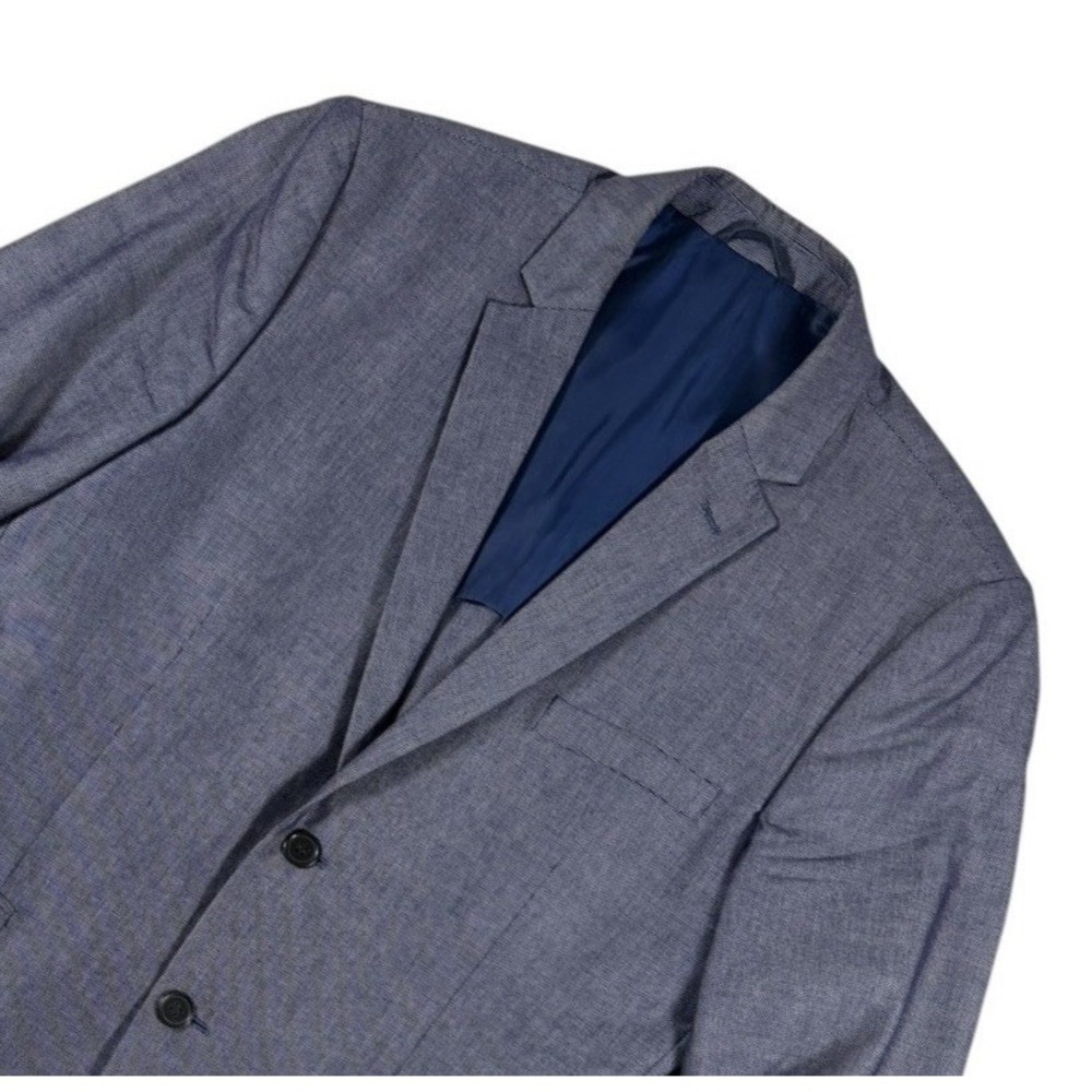 H&M Mens Sport Coat Blazer 42S Elbow Patch Modern Fit